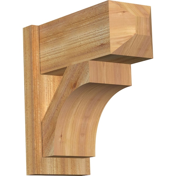 Ekena Millwork Westlake Rough Sawn Craftsman Outlooker, Western Red Cedar, 8"W x 18"D x 18"H OUT08X18X18WTL04RWR - main